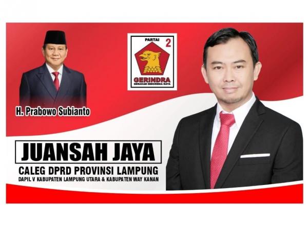 Caleg Juansah Jaya Siap Istiqomah Berbuat Baik untuk Masyarakat Lampung