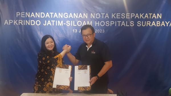 Jaga Kesehatan Anggota, Apkrindo Jatim Gandeng Siloam Hospitals Surabaya