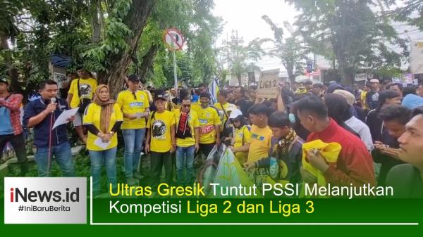 Ultras Gresik Tuntut PSSI melanjutkan Kompetisi Liga 2 dan Liga 3