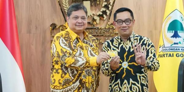 Kepincut Sejarah Panjang Golkar, Ridwan Kamil Bertekad Ciptakan Pemerintah Bersih