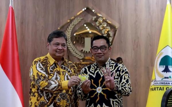 Ridwan Kamil Gabung Golkar, Pengamat Politik: Menjadi Tambahan Kader Potensial di Jabar