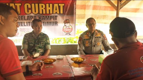 Jumat Curhat, Warga Kelapa Kampit Belitung Timur Keluhkan Sulitnya Dapat BBM