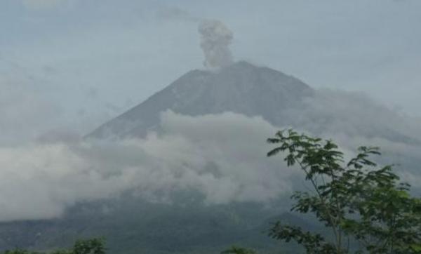 Aktivitas Gunung Semeru Meningkat, Letusan 500 Meter, Wisatawan dan Warga Dilarang Beraktivitas