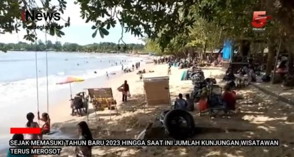 Libur Imlek 2023 Objek Wisata Pantai Carita Masih Sepi Pengunjung