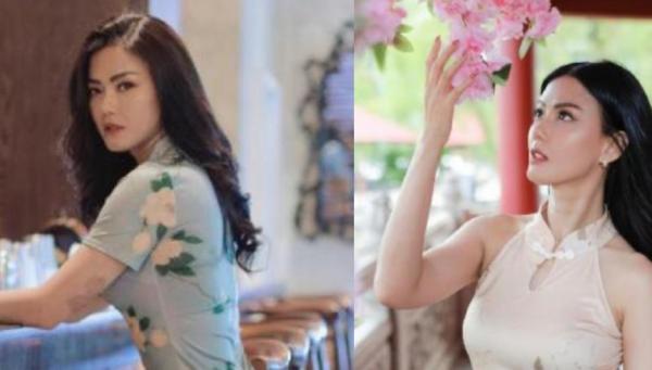 Cantiknya Nita Gunawan Kenakan Cheongsam di Hari Imlek, Netizen: Bodynya Aduhai