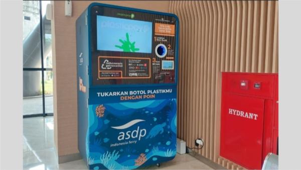 Kabar Gembira, ASDP Siapkan Vending Machine untuk Botol Plastik Bisa Dapat Poin dan Uang Digital