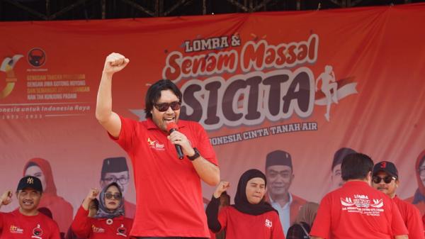 Megawati Soekarnoputri Ulang Tahun ke-76, Kader PDIP Beri Kado Gerakan Hidup Sehat