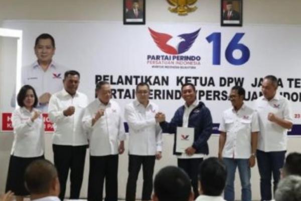 Lantik Mayjen TNI (Purn) Wuryanto Jadi Ketua DPW Perindo Jateng, HT: Muda dan Komunikatif