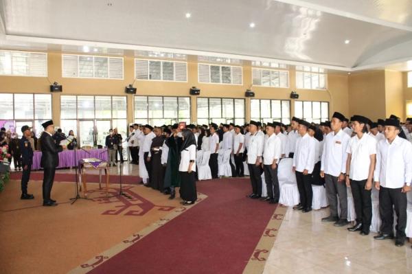681 PPS Pemilu 2024 Resmi Dilantik Oleh KPU Way Kanan