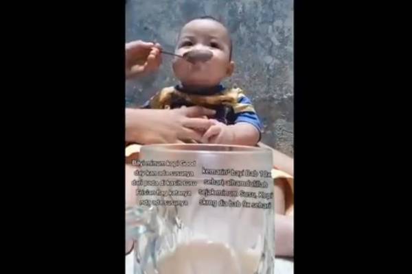 Pengganti Susu, Bayi Tujuh Bulan Diberi Minum Kopi Kemasan oleh Orang Tuanya