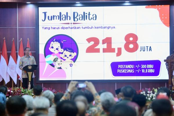 Target Tekan Stunting 14 persen di Tahun 2024, Presiden Jokowi Minta Seluruh Daerah Siapkan Ini