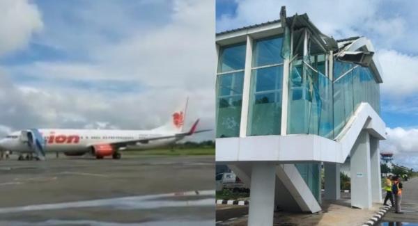 Pesawat Lion Air Hantam Garbarata Bandara Mopah Merauke, Ratusan Penumpang Gagal Terbang