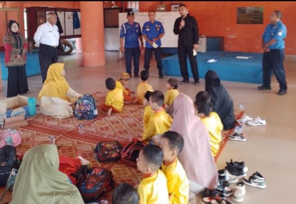 BPBD Aceh Barat Bekali Siswa tentang Mitigasi Bencana Sejak Dini