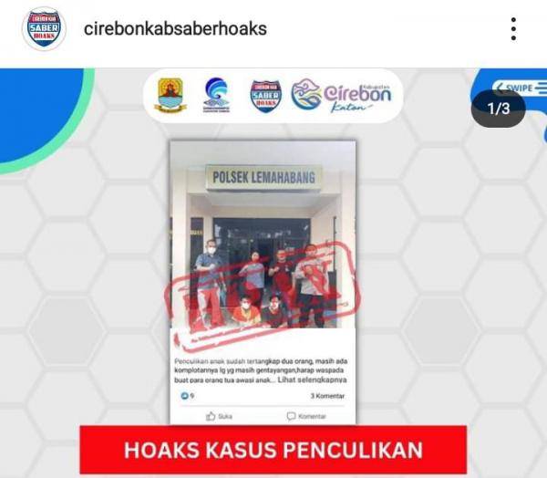 Viral Isu Penculikan di Lemahabang, Diskominfo Cirebon: Hoaks
