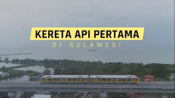 Kereta Api Pertama di Sulawesi, Jokowi : Di Masa Mendatang Akan Menyambungkan Makassar-Manado