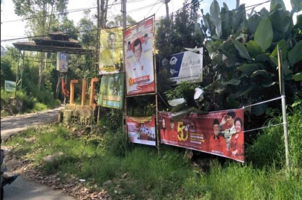 Belum Waktunya Kampanye, Bandung Barat Diserbu Atribut Parpol dan Bacaleg