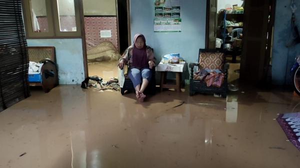 Puluhan Rumah, Persawahan, dan Jalan Raya Antar Kabupaten Terendam Banjir