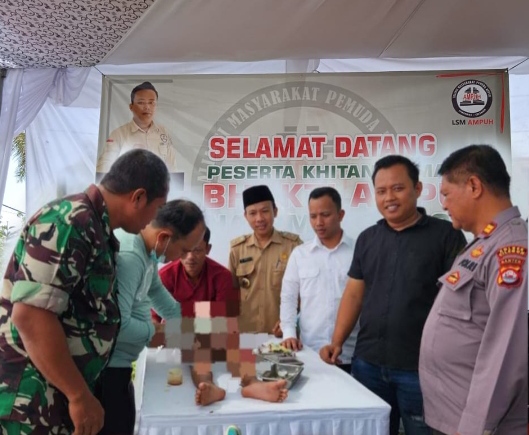 LSM Ampuh Gelar Bhakti Sosial Khitanan Massal 2023 Se-Kecamatan Ciwandan Cilegon