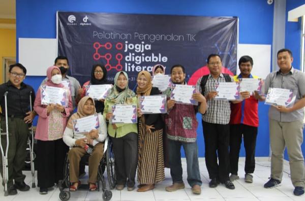 Jogja Digiable Literacy (JDL), Pelatihan Digital Kominfo Yogyakarta Untuk 100 Difabel