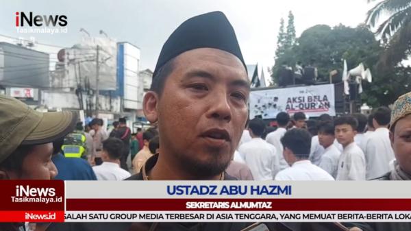 VIDEO: Umat Islam di Tasikmalaya Turun ke Jalan Kecam Aksi Pembakaran Alquran oleh Rasmus Paludan