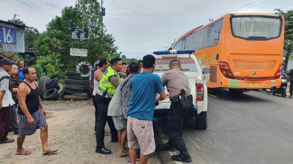 2 Motor Tabrakan di Jalinsum Lampung Selatan, Seorang Pelajar Tewas