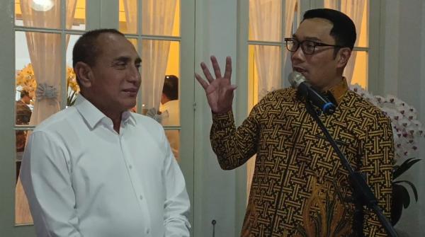 Ridwan Kamil: Edy Rahmayadi Cocok Jadi Presiden, Sudah Putih-putih Ada Kerut-kerutnya