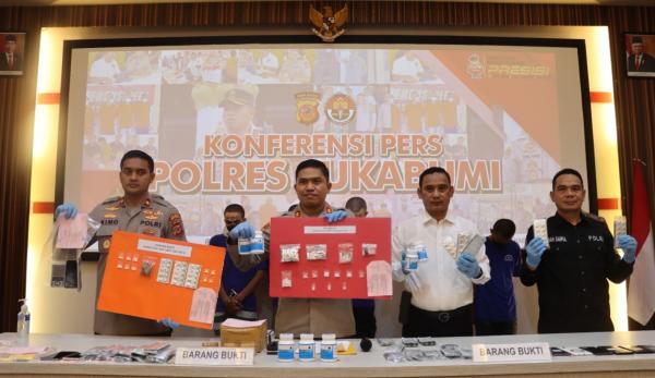 13 Pengedar Narkoba dan OKT di Sukabumi Diamankan Polisi