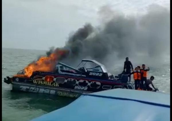 Angkut 19 Penumpang dari Dermaga Toboali Menuju Selapan, Mesin Speed Boat Meledak di Tengah Laut