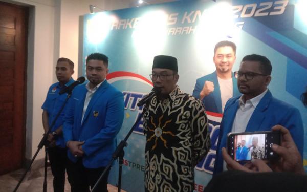 Dukung Rakernas dan Musyawarah Agung, Ridwan Kamil Minta KNPI Kompak