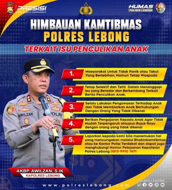 Posting Kabar Penculikan Anak di Facebook Berujung Minta Maaf, Kapolres: Mari Bijak Bersosial Media