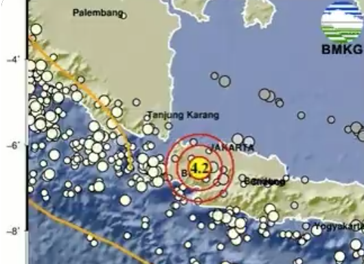 Gempa M4,2 Guncang Bogor Jawa Barat Pagi Ini, Berpusat di Darat