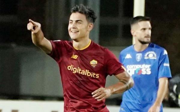 Hasil Liga Italia : Dybala Menggila, Roma Gunduli Empoli