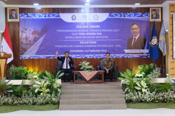 Prospek Ekonomi 2023 Diyakini akan Membaik, ISEI Semarang Dukung Kebangkitan Ekonomi Lintas Sektoral