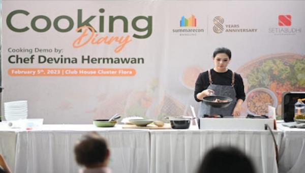 Ratusan Pengunjung Meriahkan Cooking Diary, Perayaan HUT ke-8 Summarecon Bandung