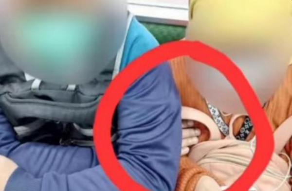 Viral! Video Pria Diduga Meraba Bagian Dada Wanita Berkerudung di KRL