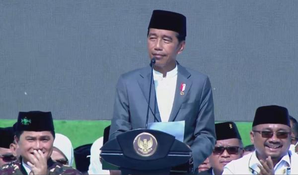 Hadiri Puncak Harlah 1 Abad NU di GOR Sidoarjo, Ini Harapan Presiden Jokowi