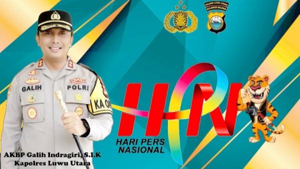 Hari Pers Nasional, Begini Harapan Kapolres Luwu Utara