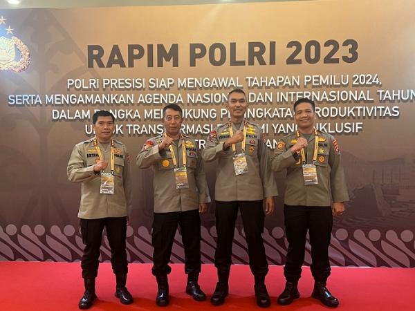 Dihadiri Presiden dan Kapolri, Kapolda Sulbar Hadiri Rapat Pimpinan TNI-Polri