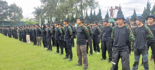 Ribuan Mahasiswa dan Mahasiswi Uniga Ikuti PBN di Batalyon Infanteri Raider 303/SSM Cibuluh