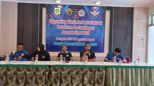 IPSI Kabupaten Bogor Gelar Upgrading Wasit Juri, Bimtek Peraturan Pertandingan dan Penataran Wasit