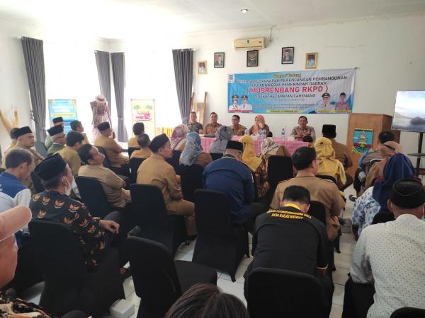 Bappeda Kabupaten Serang Gelar Musrenbang RKPD Tingkat Kecamatan Bahas Pengajuan Pembangunan Desa
