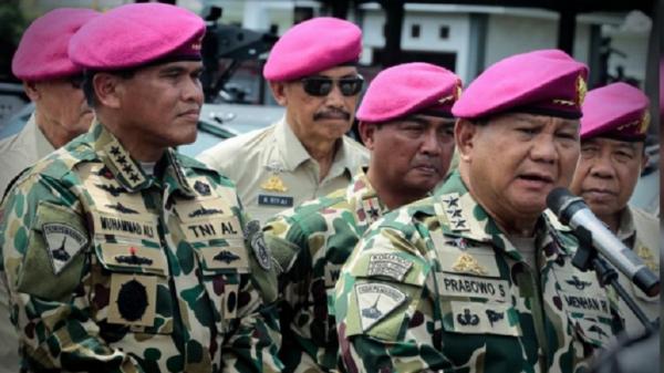 Prabowo Terkesan dengan Disiplin Korps Marinir yang Dinilai Sangat Terkenal