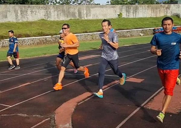 Usia 62 Tahun, Ketua Perindo Jateng Lari Masih Ngebut 10 Km/Jam