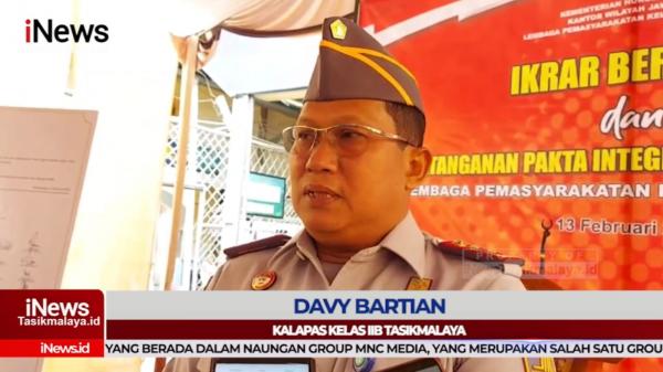 VIDEO: Sipir Lapas Kelas IIB Tasikmalaya Ikrar Bersama Jaga Netralitas dalam Pemilu 2024