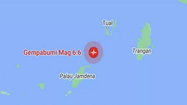 “Breaking News” Gempa 6,6 Magnitudo Guncang Maluku Tenggara, Warga Berhamburan Keluar Rumah