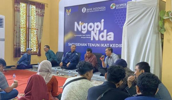 Bi Kediri Gelar Sarasehan Tenun Ikat Kediri Bersama Media Untuk