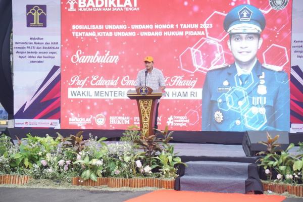 Wakil Menteri Hukum dan HAM Resmikan Ali Said Sport Center Badiklat Kumham Jateng