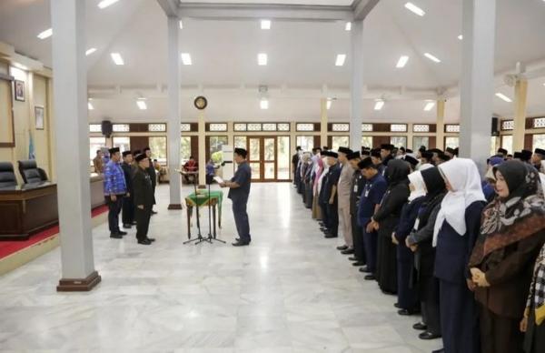 Isi Kekosongan, 183 Kepala Sekolah SD di Kabupaten Pandeglang Dilantik Pj Sekda