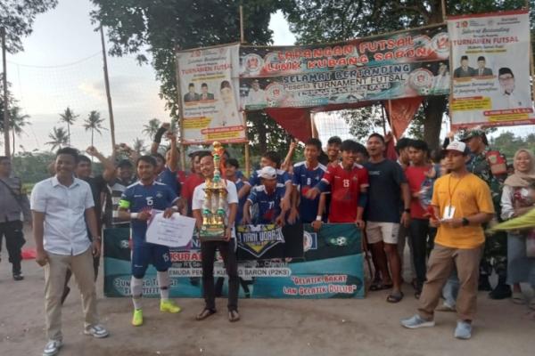 Febrian Ketua Karang Taruna Warnasari Cilegon Apresiasi! Tim Futsal Gardu Iman, Raih Juara 1