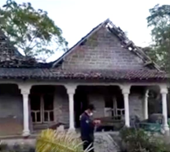Ledakan Keras di Blitar bikin Geger, Rumah Salah Satu Warga Rata dengan Tanah